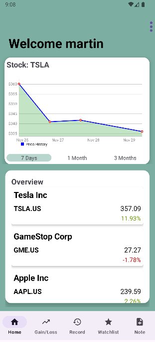 Stock Recording System